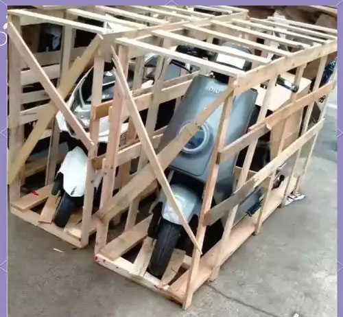 总口管理区电动车运输